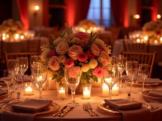 Diseño floral espectacular para un evento elegante